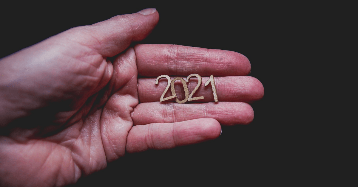 Hand mit 2021